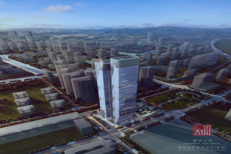 aerial-view-of-skyscraper-surrounded-by-water-lakhta-centre